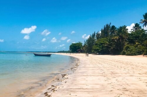 Praia do Morro de São Paulo, vilarejo localizado na Bahia