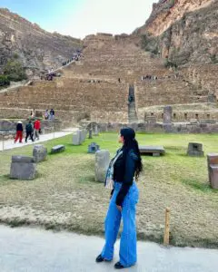 Ollantaytambo, localizado no Vale Sagrado, Peru