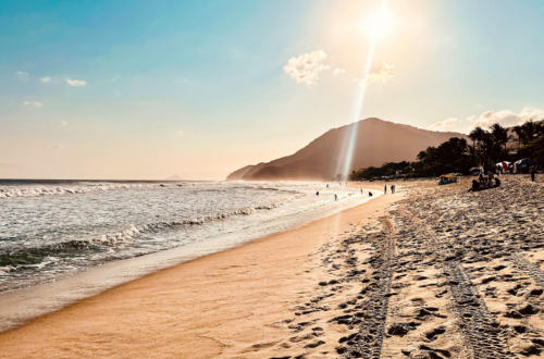 Praia de Maresias, localizada em São Sebastião, SP