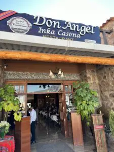 Restaurante Don Angel, Peru