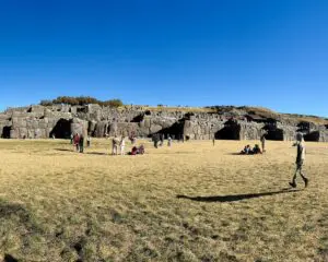 Sítio Arqueológico Sacsayhuaman, localizado em Cusco, Peru
