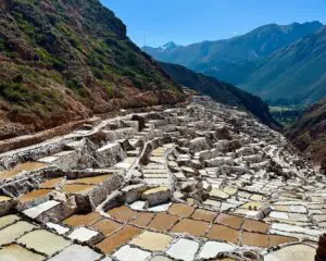Salineras Maras, localizada em Cusc, Peru
